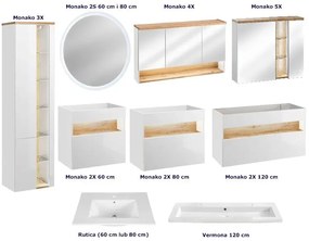 Słupek łazienkowy z oświetleniem led F2-W30