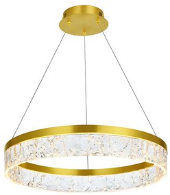 Lampa wisząca LHJ046-CP 50 cm ZŁOTA