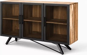 Komoda LOFT 150 cm Asmita z litego drewna egzotycznego - akacja indyjska