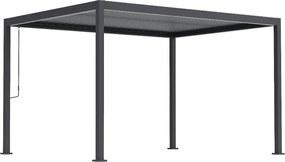 PERGOLA OGRODOWA MANUALNA ANTRACYTOWA 3x4 ORIGIN