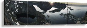 Obraz - Norweskie góry (170x50 cm)