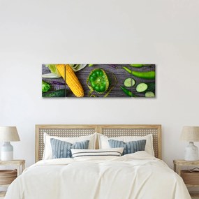 Obraz z warzywami (170x50 cm)