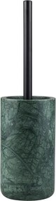 Ciemnozielona marmurowa szczotka do WC Marble – Mette Ditmer Denmark