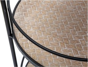 Metalowy barek na kółkach 41,5x40 cm Arex – Mauro Ferretti