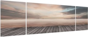 Obraz - Molo o zachodzie słońca (170x50 cm)