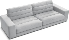 Jasnoszara aksamitna sofa 276 cm Sierra – Bobochic Paris