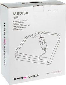 Elektryczny koc grzewczy MEDISA, ciemnoszary