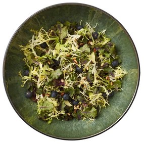 Zielono-czarna kamionkowa misa ø 30 cm Gastro Green/Black – Bitz