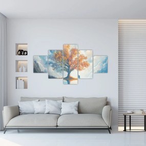 Obraz – Drzewo życia i miłości (125x70 cm)