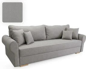 Sofa z Funkcją Spania RELON Szara Nowoczesna