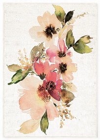 Biało-jasnoróżowy dywan odpowiedni do prania 80x140 cm – Oyo Concept