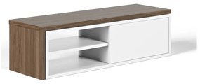 Biała szafka pod TV Move Walnut
