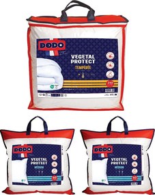 Zestaw DODO kołdra 220 x 240 cm + 2 poduszki 60 x 60 cm - Naturalna ochrona antyroztoczowa - VEGETAL PROTECT