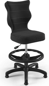 Krzesło dziecięce Petit czarny Velvet 17 rozmiar 4 (133-159 cm) WK+P