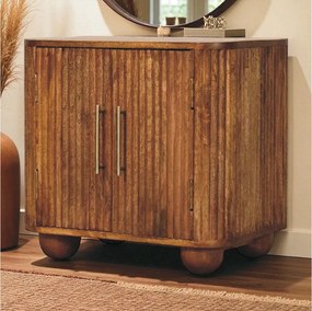Artisan Furniture Lite drewno Mini Kredens Solis z Żłobieniami