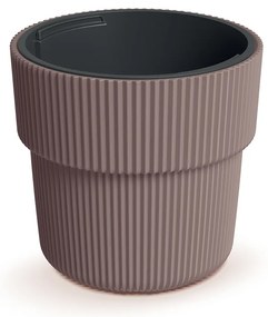 Donica ogrodowa z wkładem Milly 39 x 39 x 37 cm marsala PROSPERPLAST