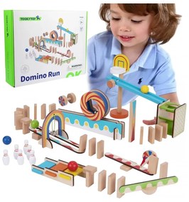 Tooky toy tor kulkowy kulodrom domino
