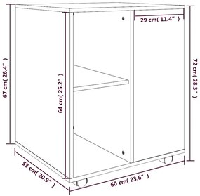 Czarny kontener do biurka M1-C31