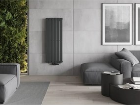Mexen Boston grzejnik dekoracyjny 1200 x 452 mm, 611 W, antracyt - W213-1200-452-00-66