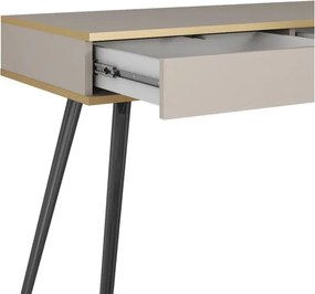 ORIANA Toaletka T 102 beżowa | nogi czarne