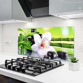 Szkło Dekoracyjne do Kuchni Orientalna Kompozycja z Bambusem