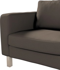 Pokrowiec na fotel Karlstad kolor brązowy tkanina strukturalna