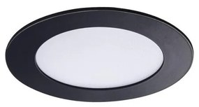 Kanlux 33562 - LED Wpuzczane oświetlenie łazienkowe ROUNDA LED/6W/230V IP44 czarne