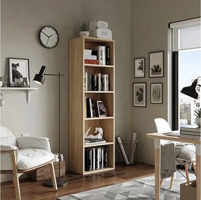 Regał na książki sonoma 40x24x132 bob