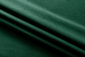 Ciemnozielona zasłona zaciemniająca VELVET 140x270 cm Zawieszanie: Taśma z wiązaniami