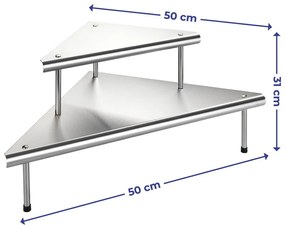 Półka ze stali nierdzewnej Massivo – Maximex