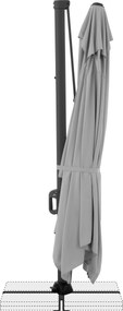 Doppler LIFE 300 x 400 cm – Parasol ogrodowy odchylany z boczną podporą