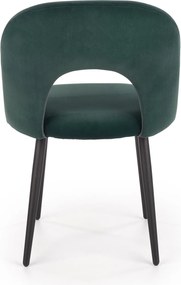 Krzesło tapicerowane z niskim oparciem K384 Halmar