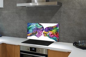 Panel nad Blat Kuchenny Ludzie w Kolorowych Mazach