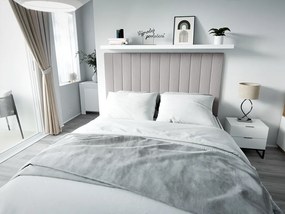 Tapicerowany panel ścienny FRAME LINCOLN 15x90 cm Kolor: Jasnoszary