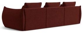 Czerwona sofa 332 cm Bloom – Micadoni Home