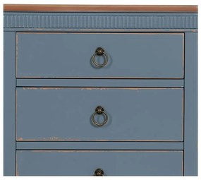Niebieska szafka nocna Shabby – Ixia
