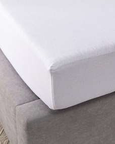 Prześcieradło jersey z gumką Jerry 90x200cm white