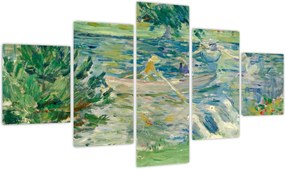 Obraz - Berthe Morisot, Girl in a Boat with Geese, reprodukcje (125x70 cm)