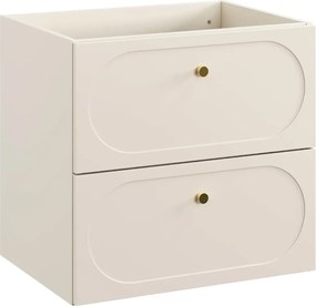 Szafka pod umywalkę DONNA SAND 2S 60cm beż piaskowy COMAD