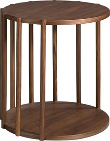 Okrągły stół narożny z orzecha włoskiego 2039 ANGEL CERDA