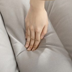 HOMCOM Sofa na podłogę Krzesło na podłogę z regulowanym oparciem Obrotowe Krzesło do medytacji | Aosom PL