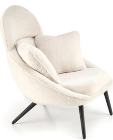 Fotel Merry z tkaniny imitującej futro