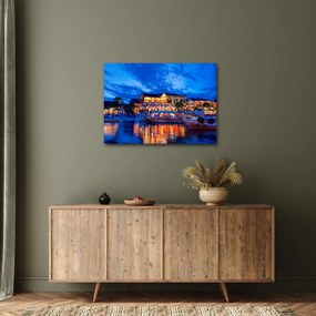 Obraz nocnego miasta Hoi An w Wietnamie (70x50 cm)