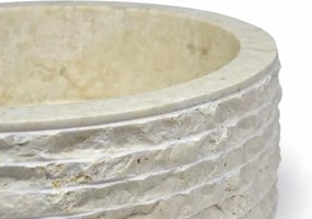 DIVERO Umywalka nablatowa z naturalnego kamienia Roma