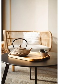 Beżowe żeliwne filiżanki zestaw 2 szt. 100 ml Xilin – Bredemeijer