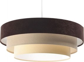 Potrójna okrągła lampa wisząca welurowa - 2X S445 T5-F16