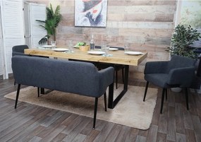 Zestaw do jadalni MCW-L13 (5 elementów), antracyt