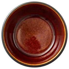 Czarne ceramiczne miski do serwowania zestaw 4 szt. 200 ml Gastro Black/Mix – Bitz