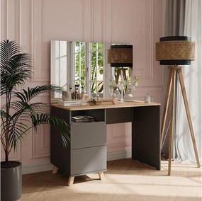 Stolik do przebierania antracyt/artisan 110x55x75 karen