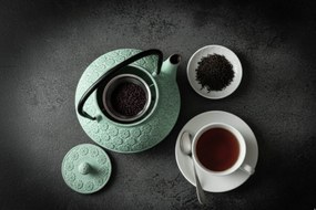 Czajnik żeliwny z zaparzaczem KUMO, 1000 ml